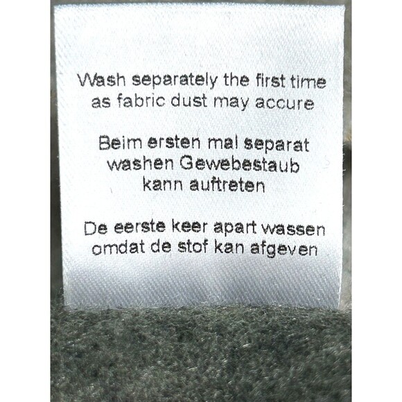 Henriette Steffensen Copenhagen Women Fleece Cape Poncho Green Gray One Size R - Picture 11 of 11